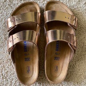 Birkenstock Rose Gold Arizona